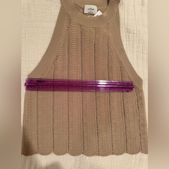 NWT Aritzia Wilfred Knit Halter Top - Picture 9 of 9